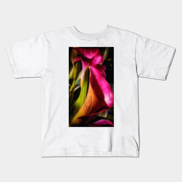 Calla Lily In Bloom Kids T-Shirt by JimDeFazioPhotography